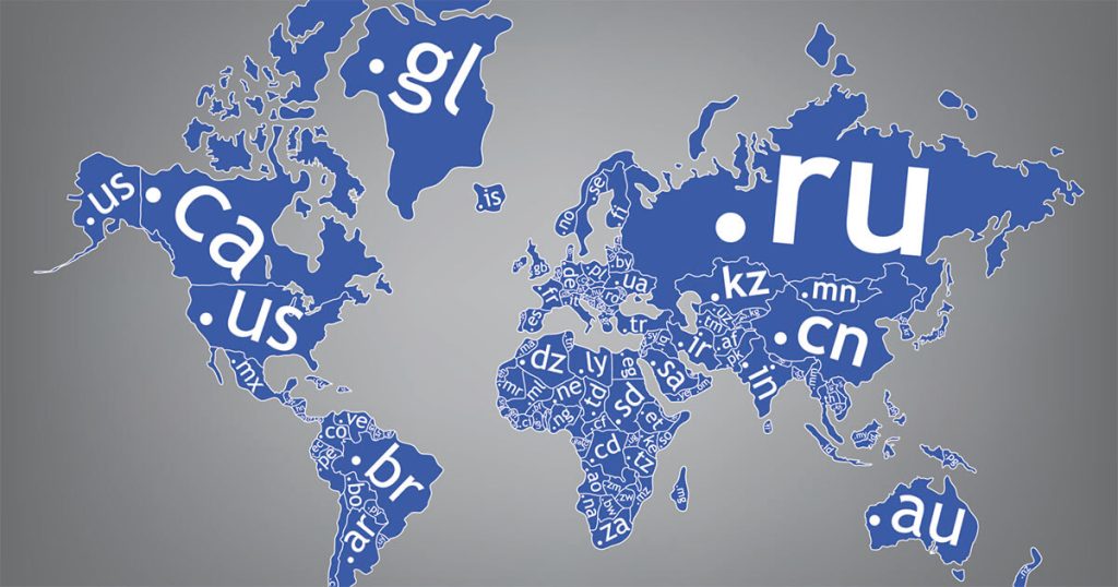 country top level domains