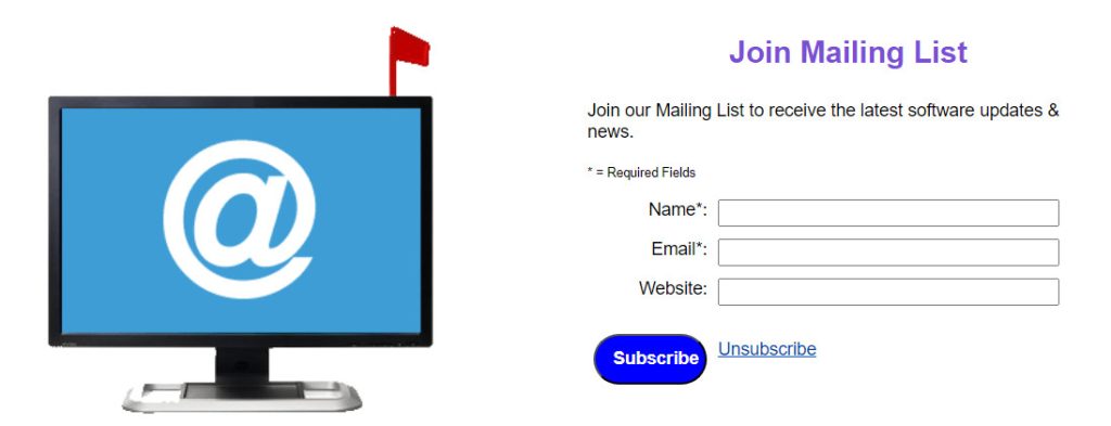 Join Mailing List