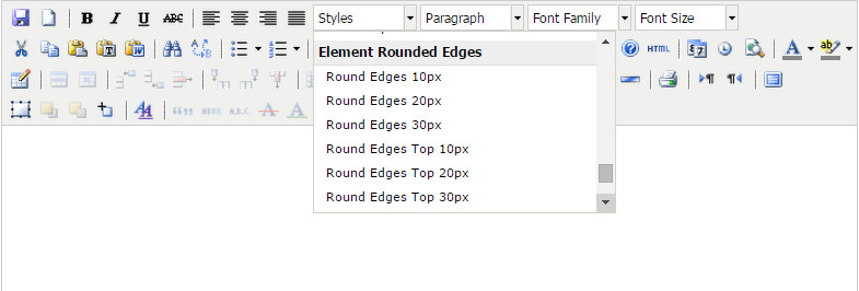 Editor Box Rounded Edges